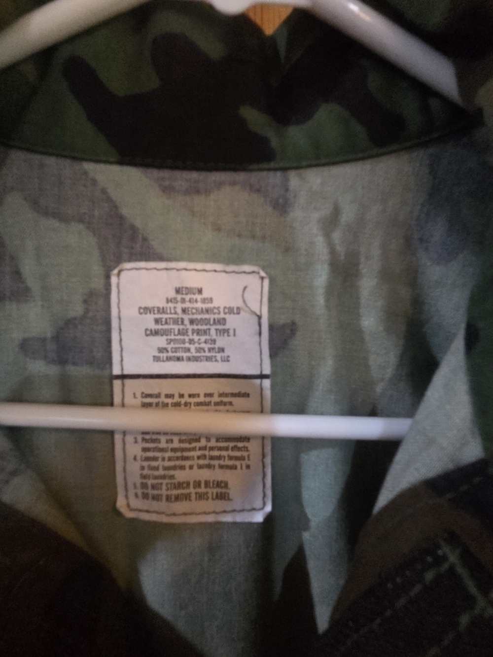 U.S. Army Woodland Camo Coverall Jumpsuit - Picture 4 of 7